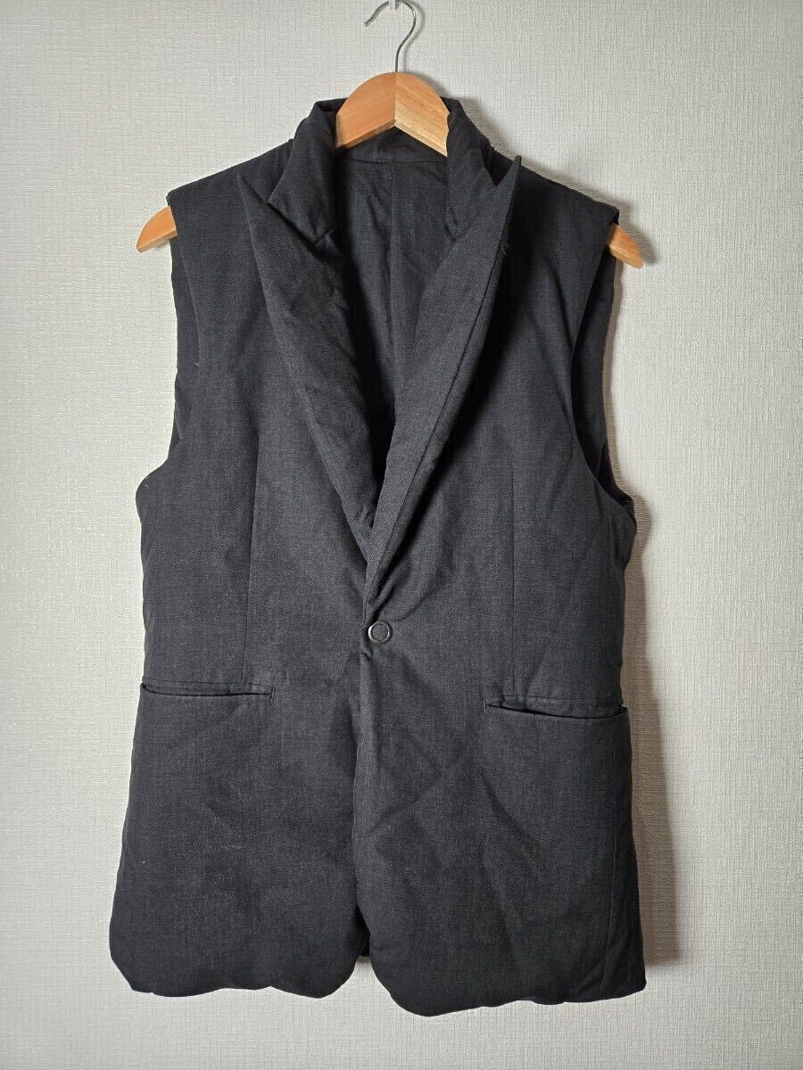 ナンバーナイン numbernine 05aw ハイスト期 ダウンベスト サイズ2 ブラック 25009拍卖