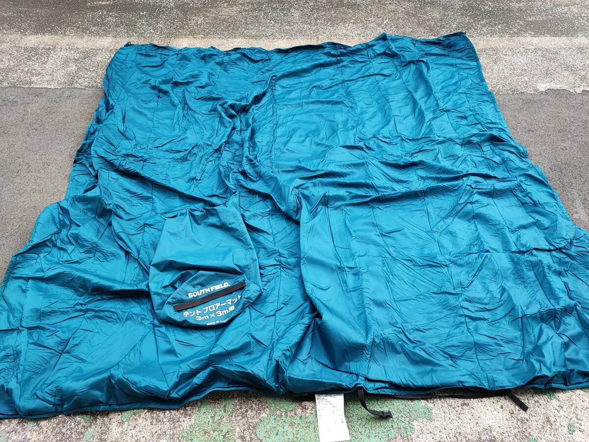 ★◆【USED】SOUTH FIELD テント フロアーマット 3m×3m キャンプ アウトドア 箱120サイズ拍卖