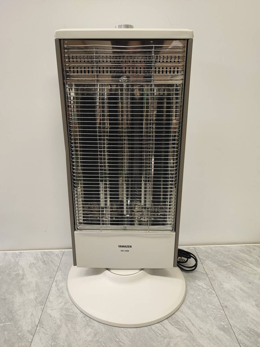 ★◆【USED】カーボンヒーター DC-K09 2009年製 首振り YAMAZEN 暖房機 140サイズ拍卖