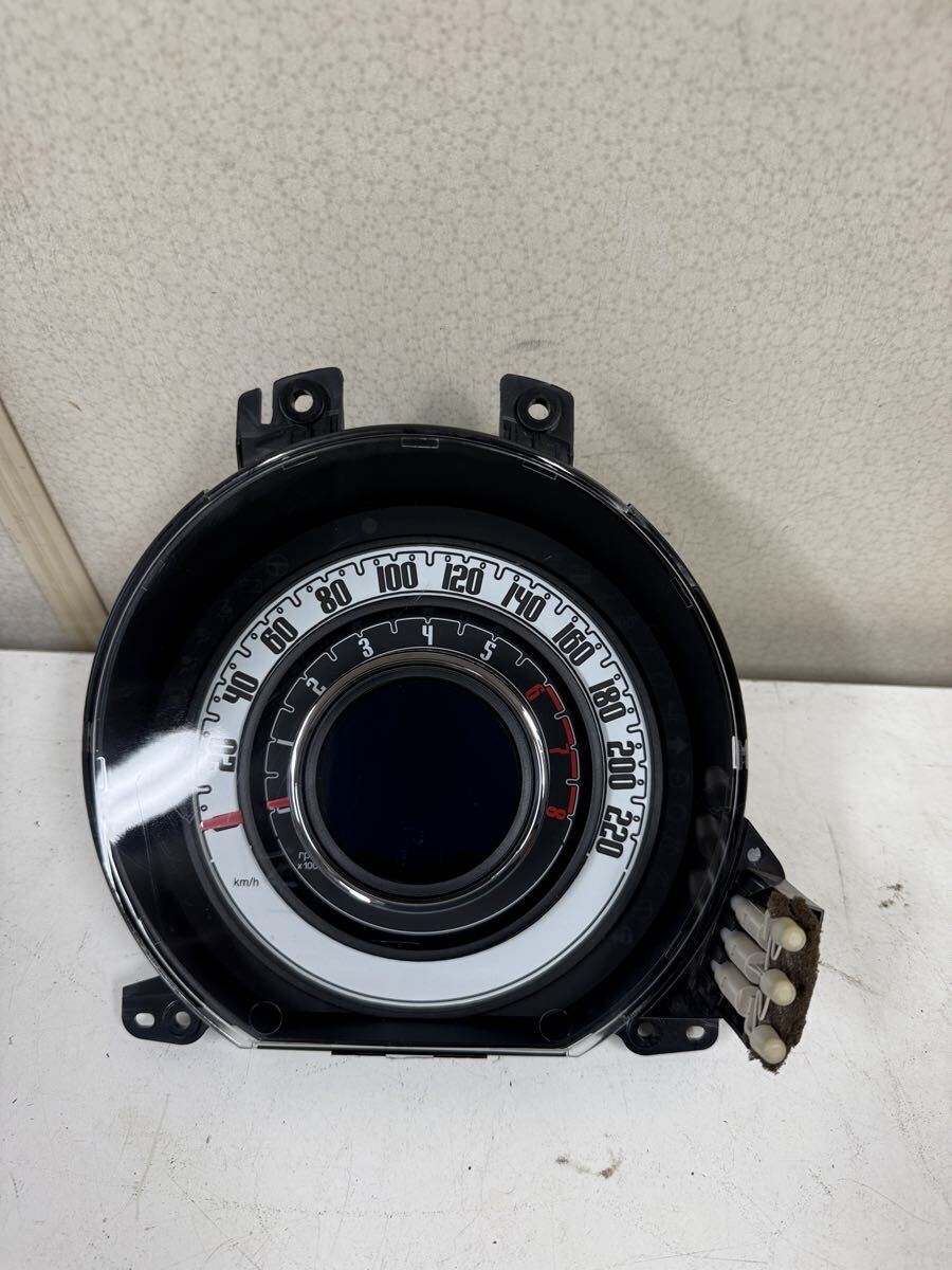 動作確認済み】FIAT500(312)純正 スピードメーター メーターパネル フィアット拍卖