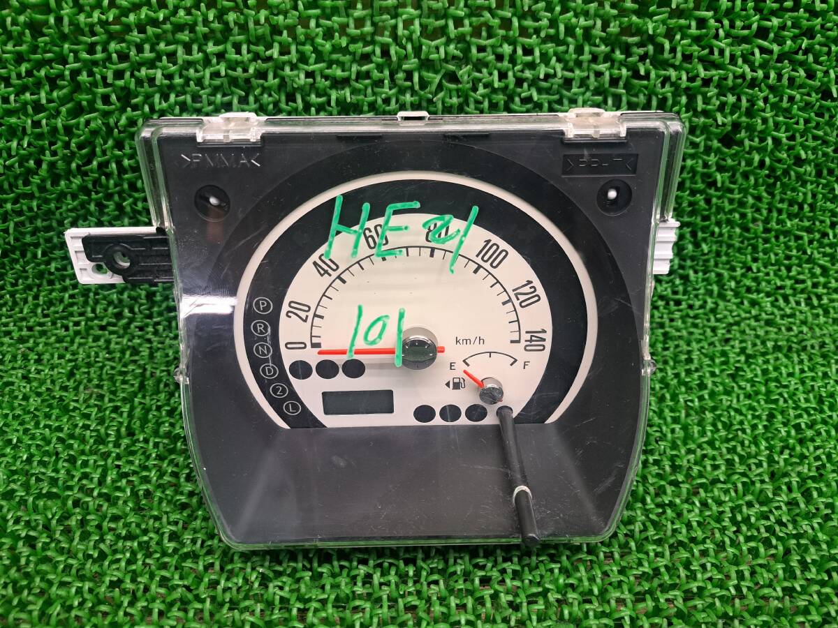 101 スズキ アルトラパン HE21S スピードメーター 速度計 メーターパネル 計器 走行距離不明拍卖