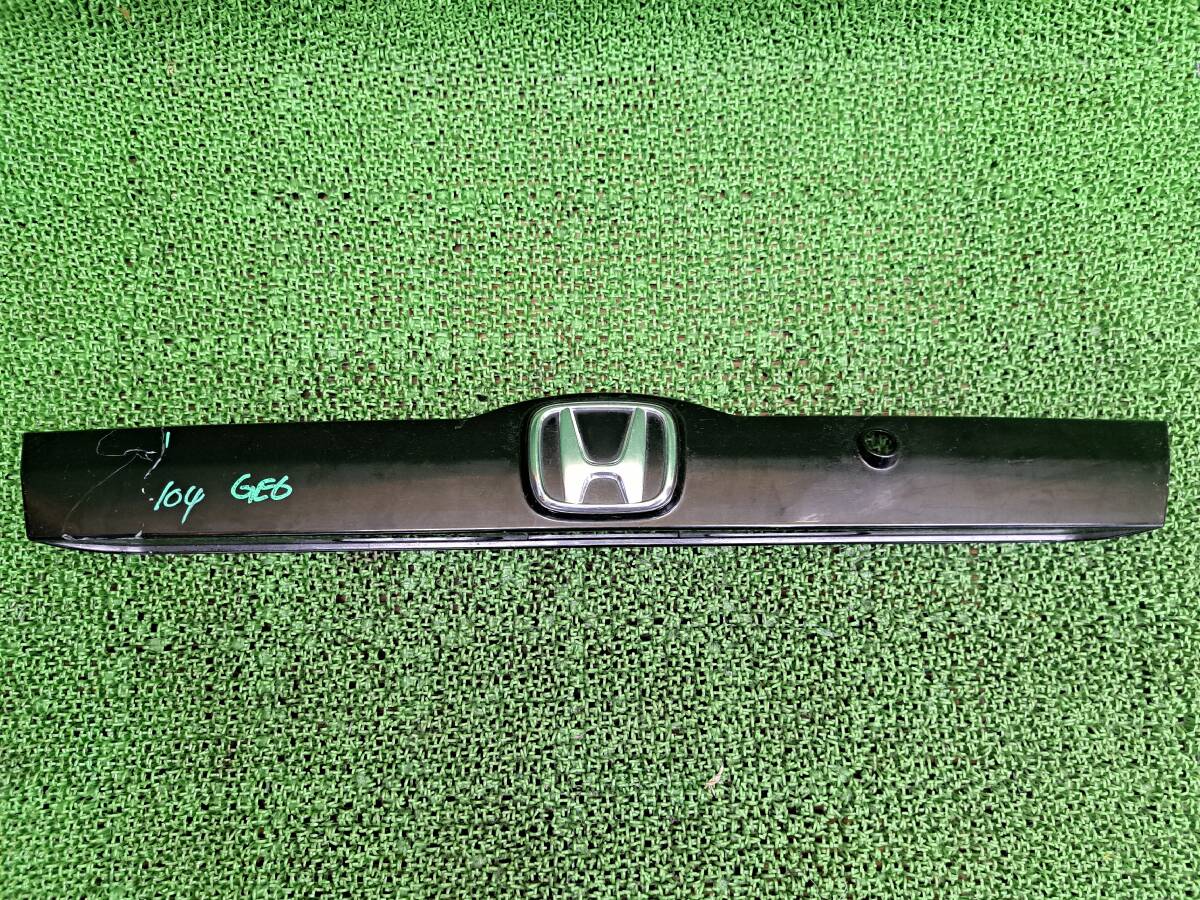 104 ホンダ フィット GE6 リア ガーニッシュ バックドア リアゲート ガーニッシュ ブラック GE7 GE8 GE9拍卖