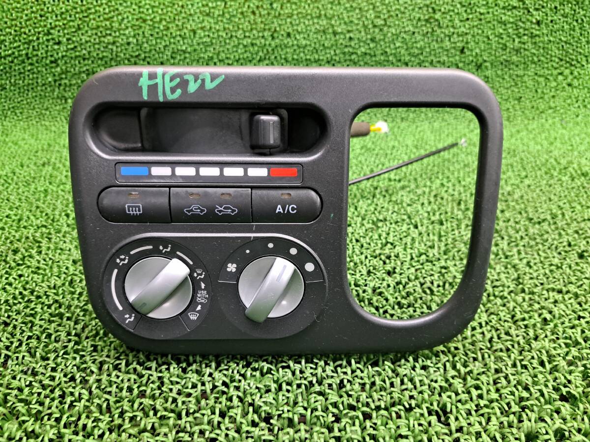 スズキ 純正 アルトラパン HE22S エアコンスイッチ エアコンスイッチパネル マニュアルエアコンスイッチ ノブ つまみ拍卖