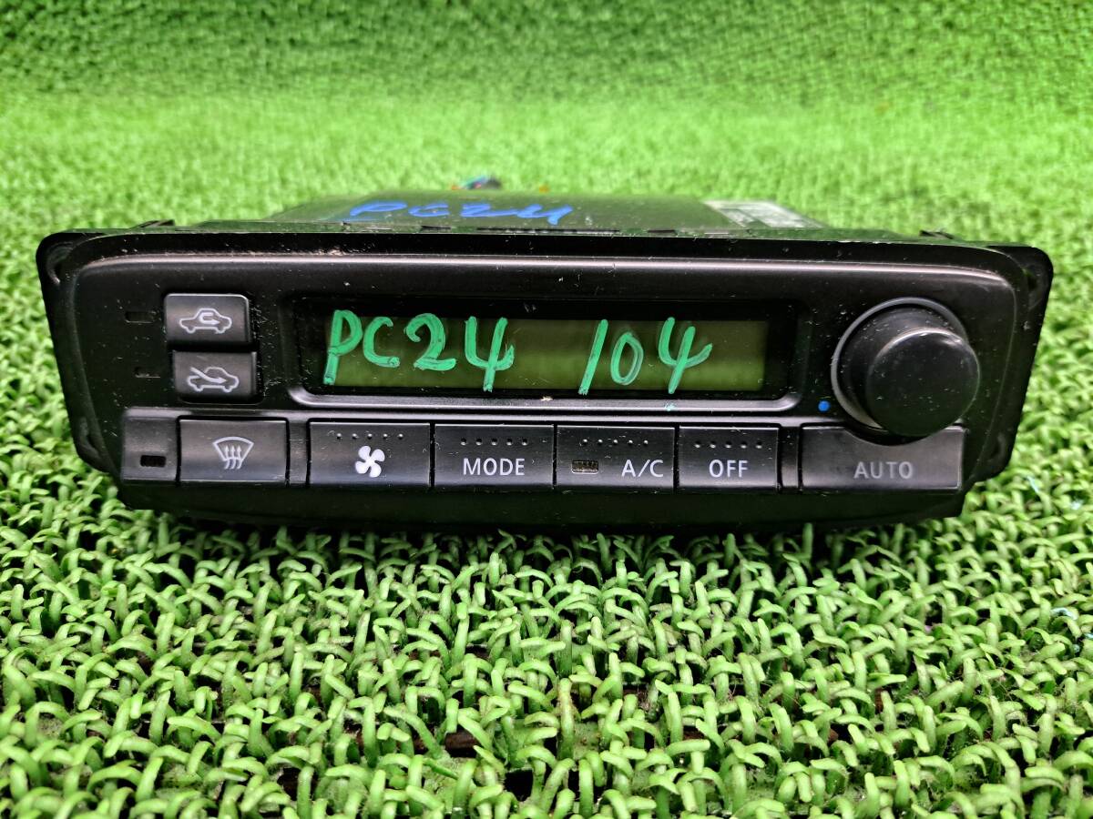 104 日産 セレナ PC24 C24 純正 エアコンスイッチ エアコンスイッチパネル拍卖