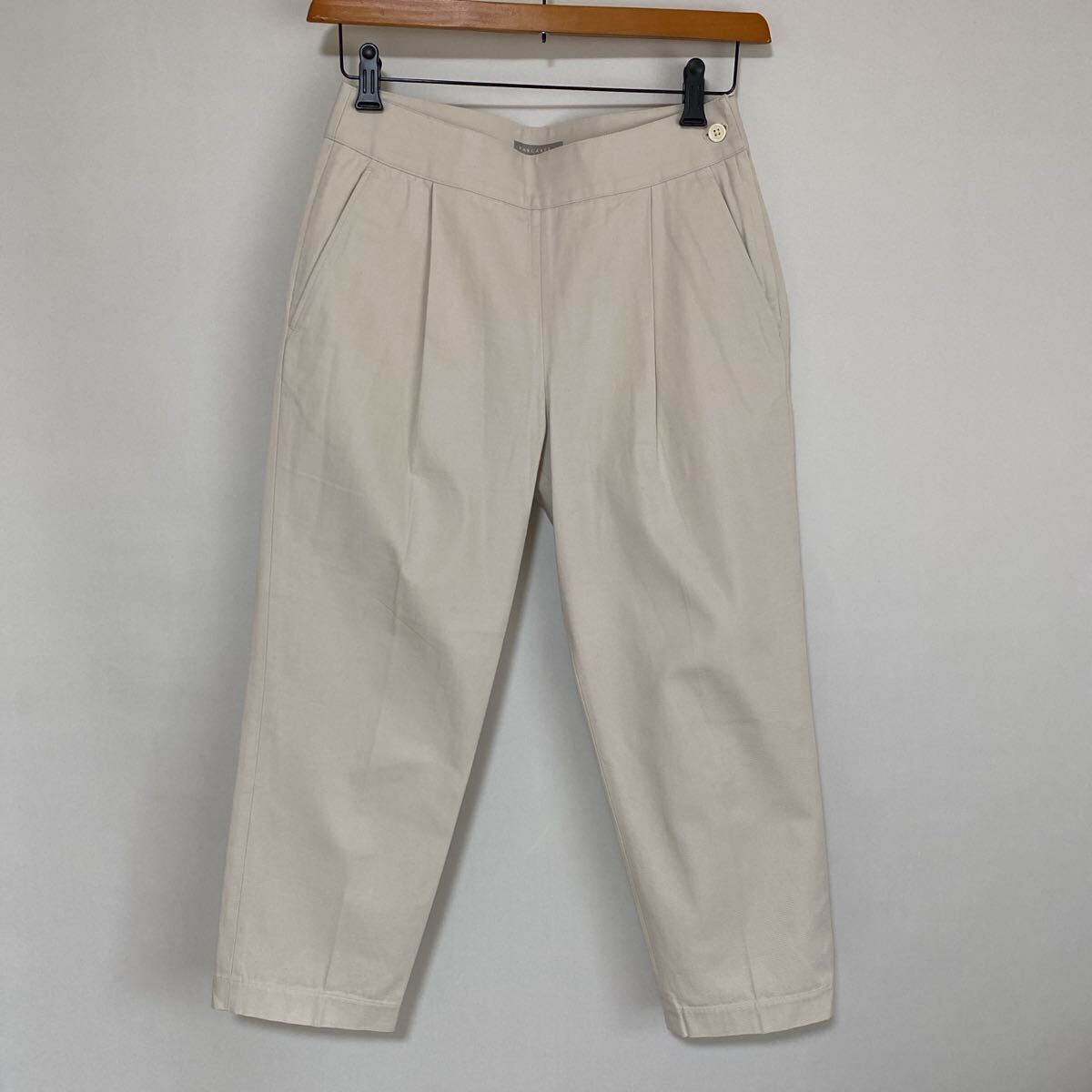 MARGARET HOWELL マーガレット・ハウエル パンツ 2 Ⅱ DMW クロップドパンツ アイボリー拍卖