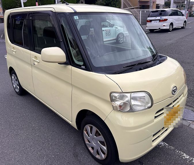 ●○車検8/4まで すぐ乗れる タント 人気のアイボリー ナビ TV ETC キーレス○●拍卖