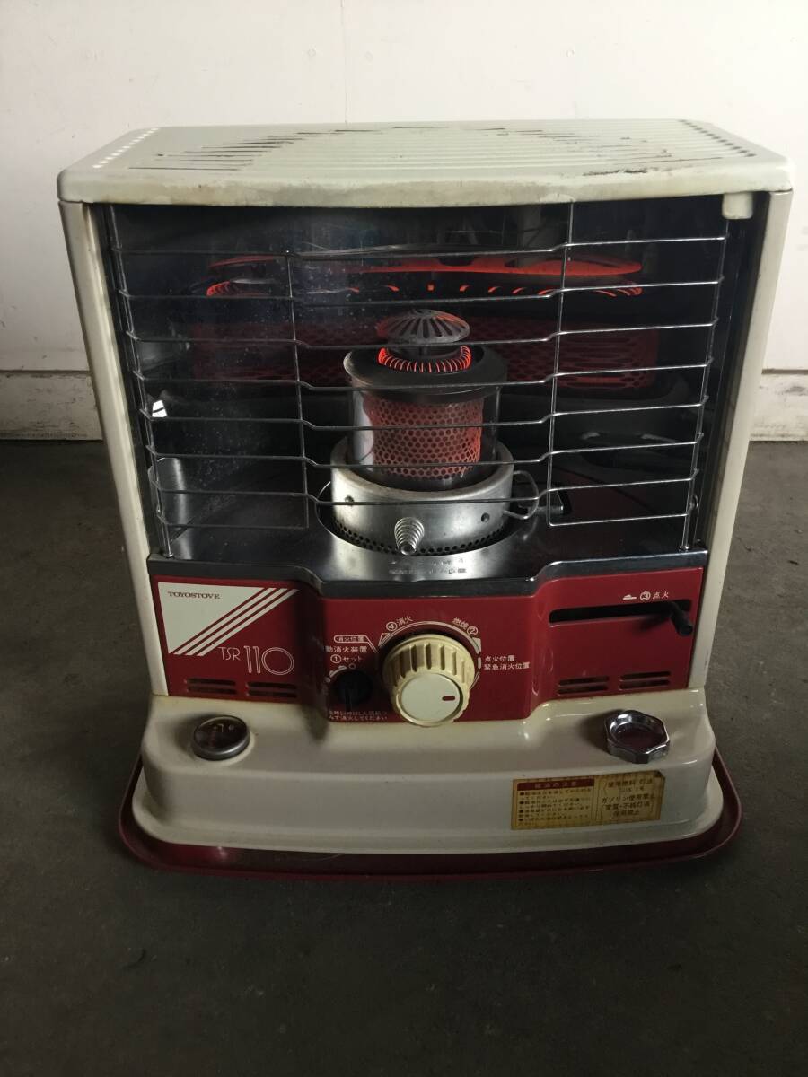 △ y 岐阜発/ トヨストーブ/ TSR-110形/ 石油ストーブ/ 開放式石油ストーブ/ 点火確認/ 暖房器具/ 現状品/ R7.10/7 △拍卖