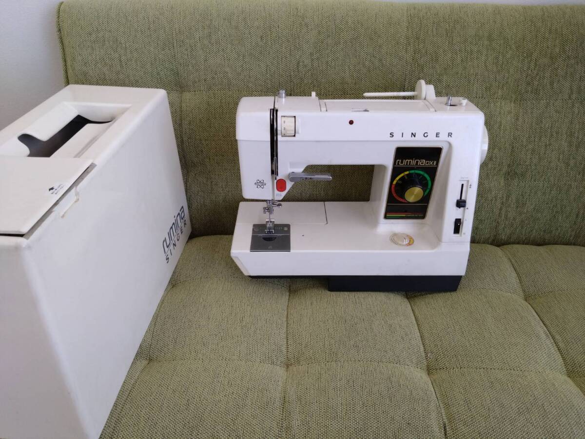 SINGER rumina DX II 電子ミシン 本体 ハンドクラフト 裁縫 通電確認済み 現状品拍卖