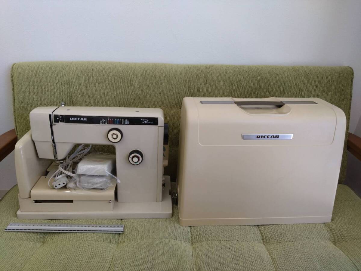 RICCAR リッカー ミシン R-806A 本体 ハンドクラフト 裁縫 通電確認済み 現状品拍卖