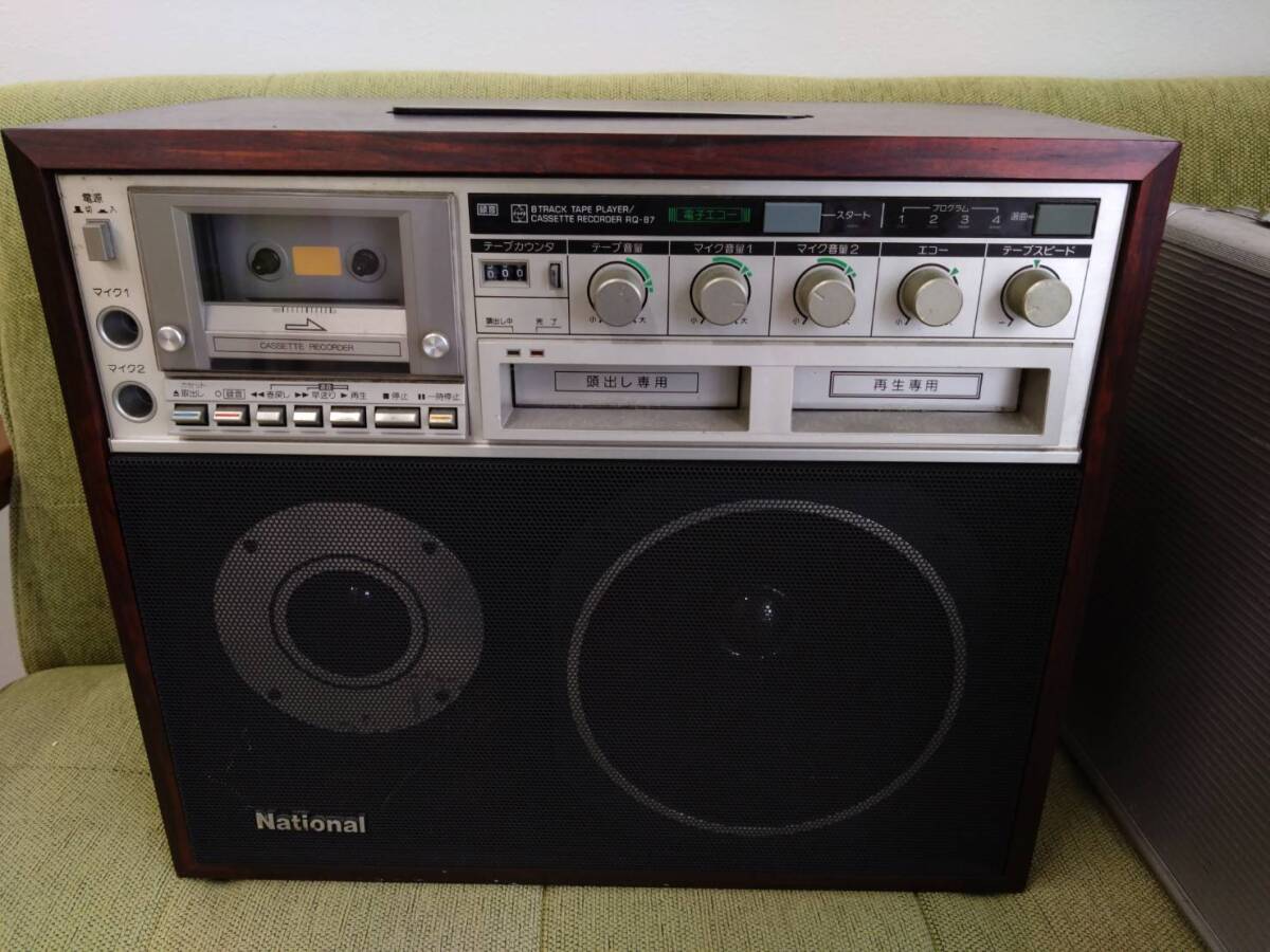 National 8トラックカセットプレイヤー カラオケ RQ-87 レトロ拍卖