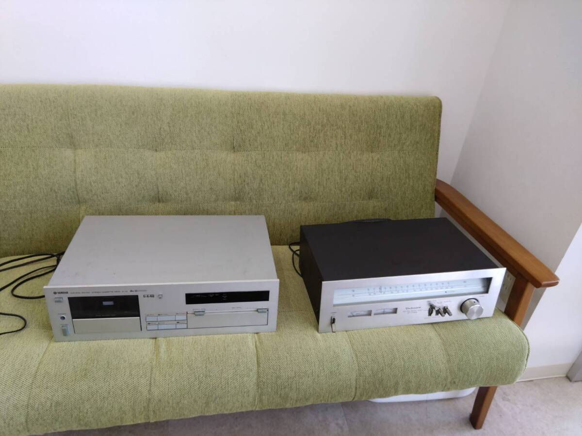 希少 ヤマハのカセットデッキ「YAMAHA K-1d」テクニクスのFM/AMステレオチューナー「Technics ST-7700Ⅱ」現状品拍卖