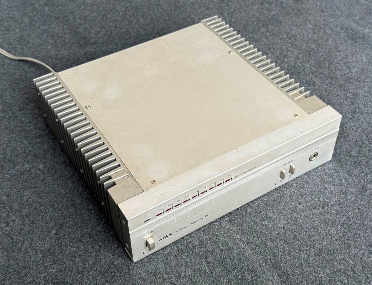 希少 隠れた名器 AIWA  パワーアンプ S-P7 整備品 その6拍卖