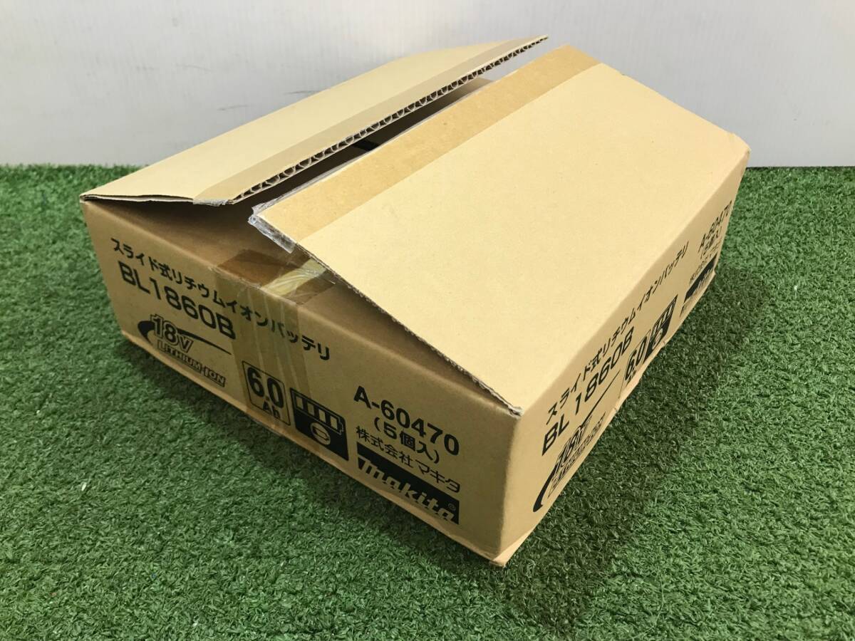 【未使用品】makita 18v6.0Ahリチウムイオンバッテリ BL1860B 5個入 ITQZCMTRBP0S拍卖