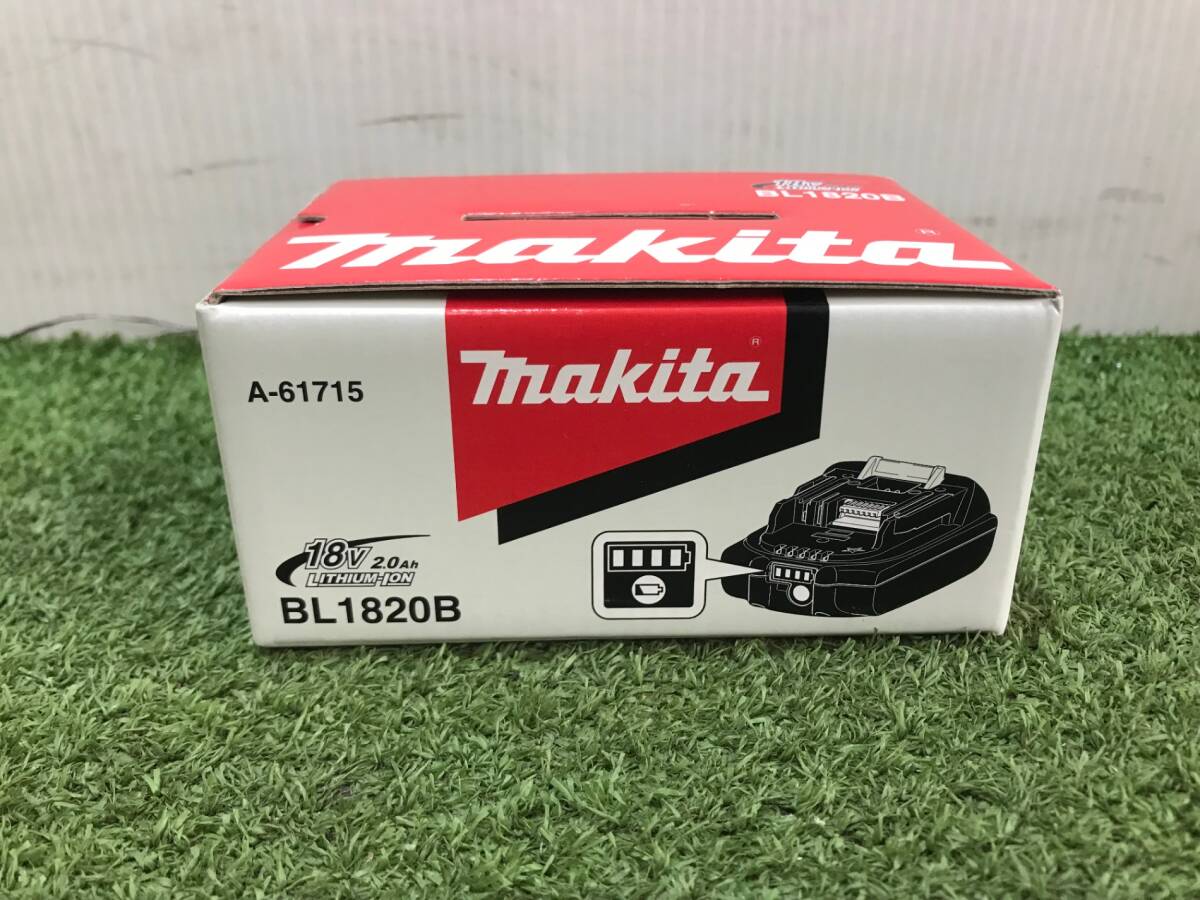 【未使用品】makita 18v2.0Ahリチウムイオンバッテリ BL1820B (A-61715) IT4QVM7J7ZEA拍卖