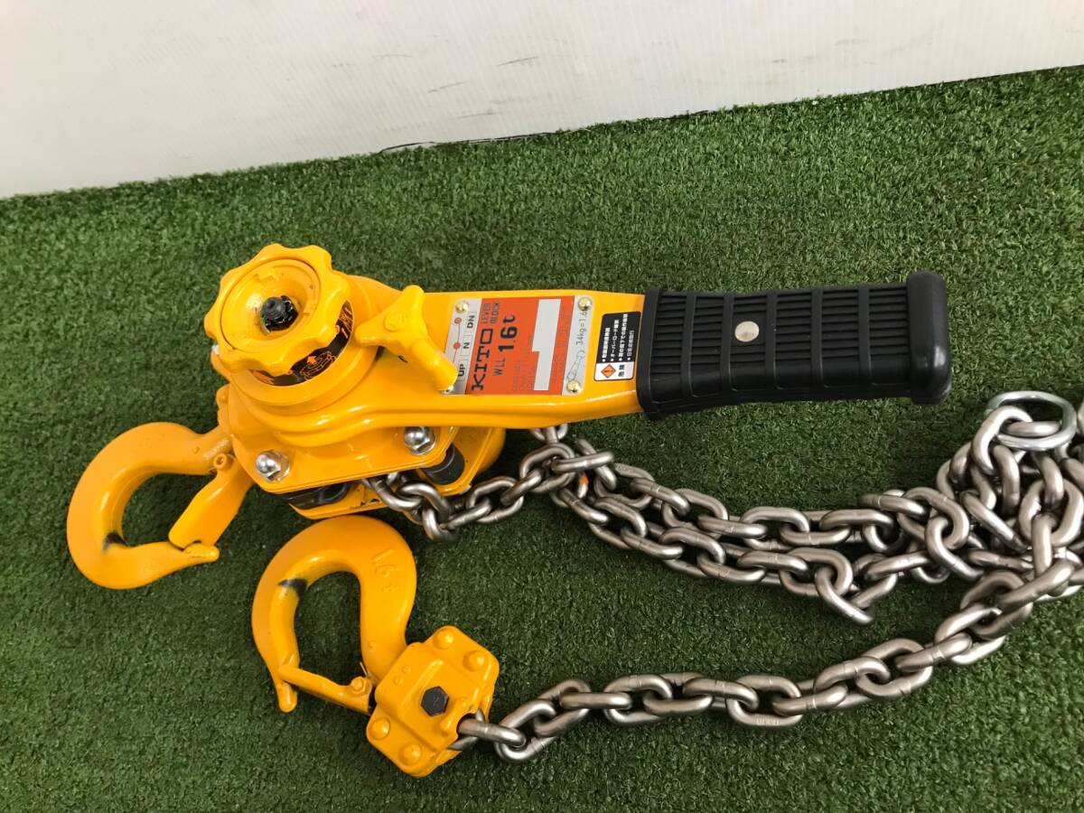 【中古品】KITO(キトー) 1.6tレバーブロック L5A L5形 LB016 ITCIXYABDP3C拍卖