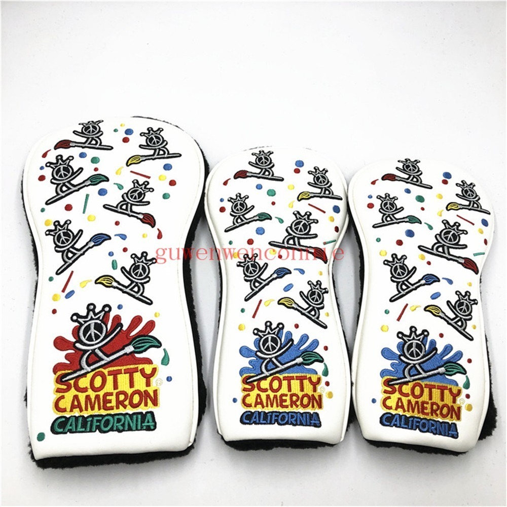 スコッティキャメロン★ウッド用カバー★1W・ 3W ・5W・ 3点セット★白CALIFORNIA拍卖