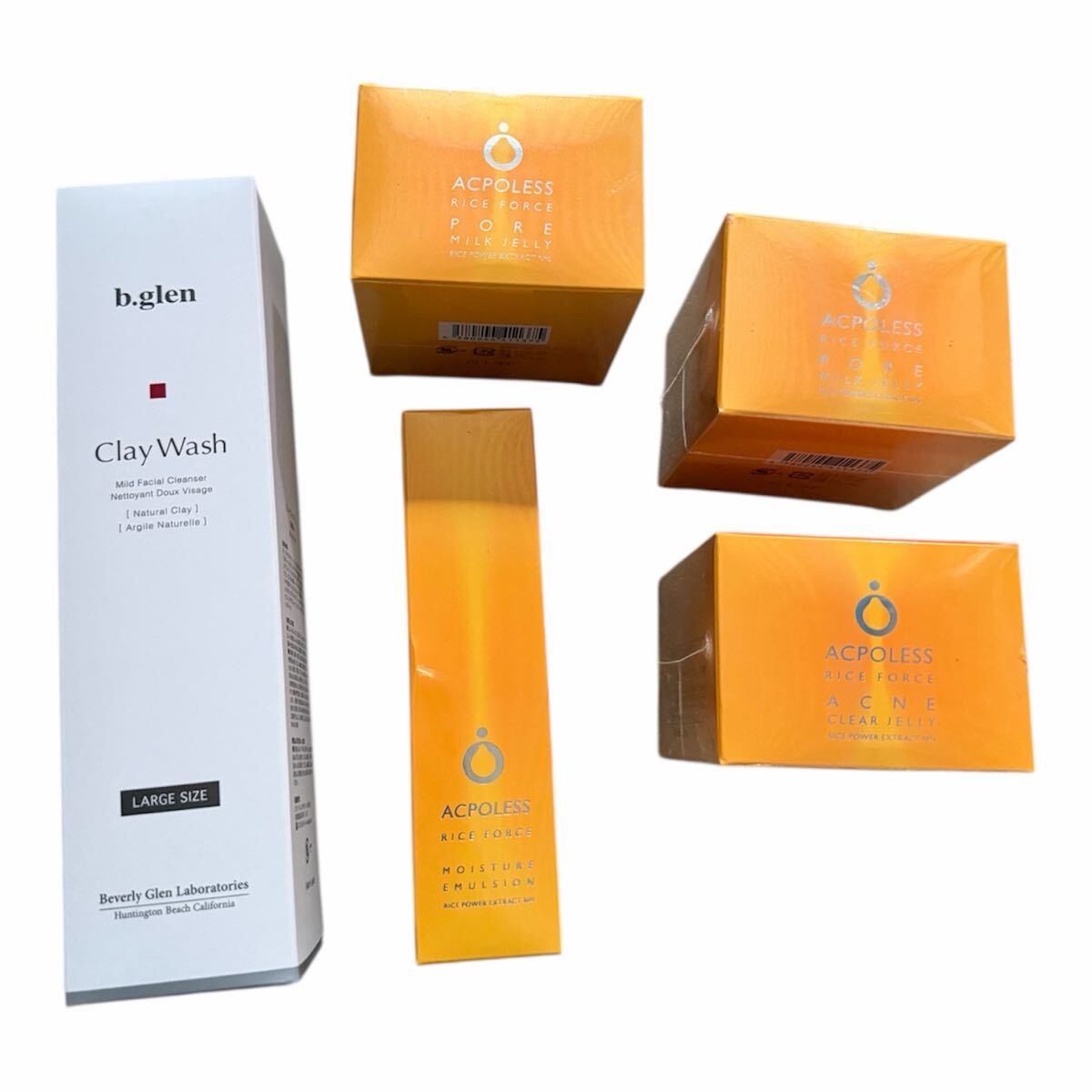 未開封 ビーグレン クレイウォッシュ b glen アクポレス ACPOLESS 洗顔 クリアジェル拍卖