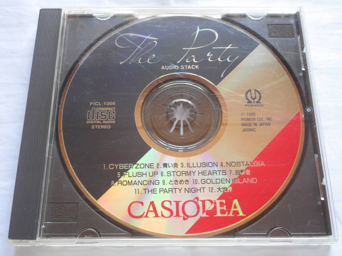 CASIOPEA/カシオペア【THE PARTY/ザ・パーティ】カシオペア第2期第1弾アルバム★CDとケースのみの出品(ブックレット・裏ジャケット欠品)★拍卖