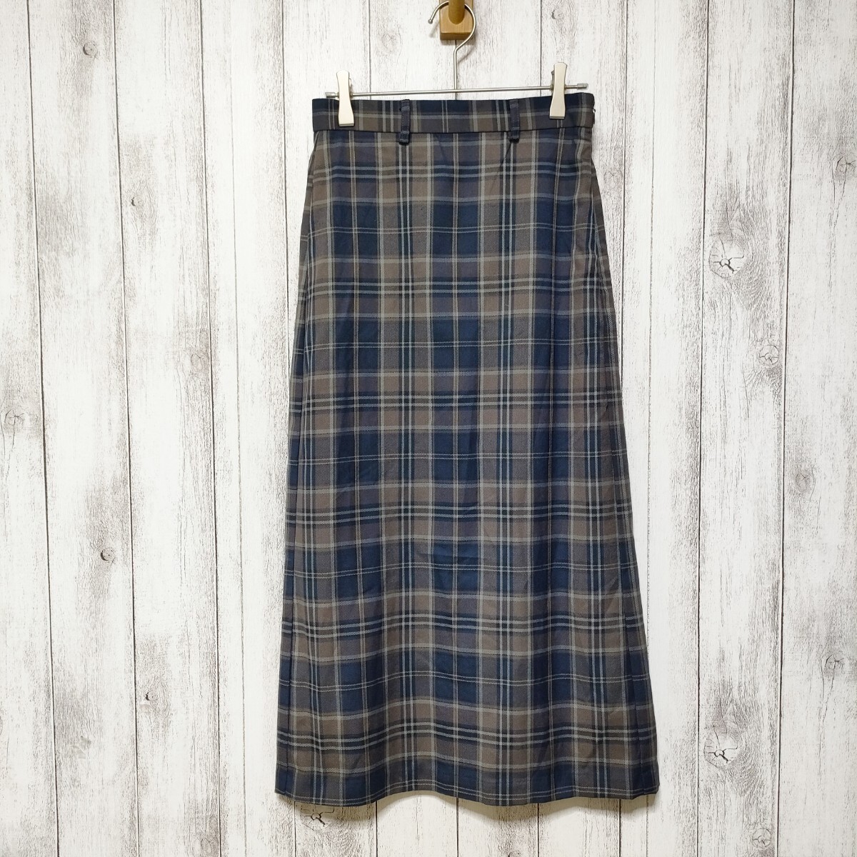 GU ジーユー (S) チェック ナロースカート拍卖