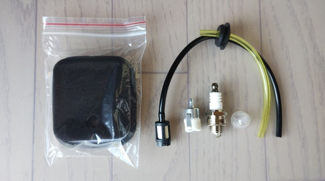 【セット売り】燃料フィルター スパークプラグ プライマリーポンプ ポンプ 燃料 チューブ 吸気 チェーンソー 草刈機 芝刈り機 エンジン拍卖