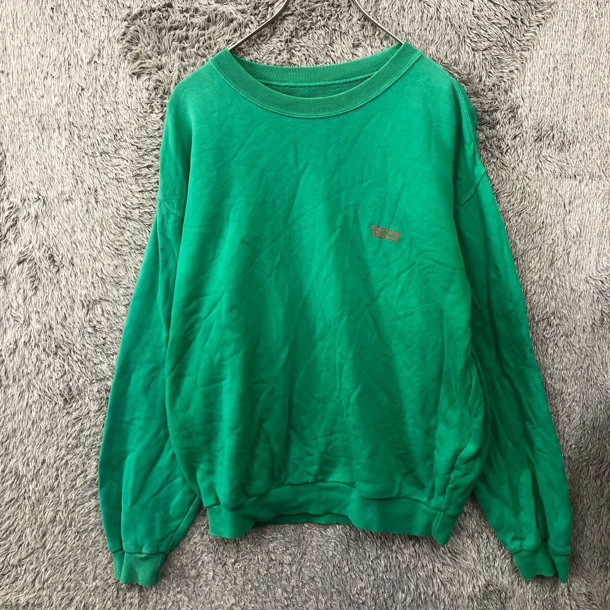 UNITED COLORS OF BENETTON ユナイテッドカラーズオブベネトン スウェット トレーナー サイズL相当 グリーン メンズ トップス 最落無(715拍卖