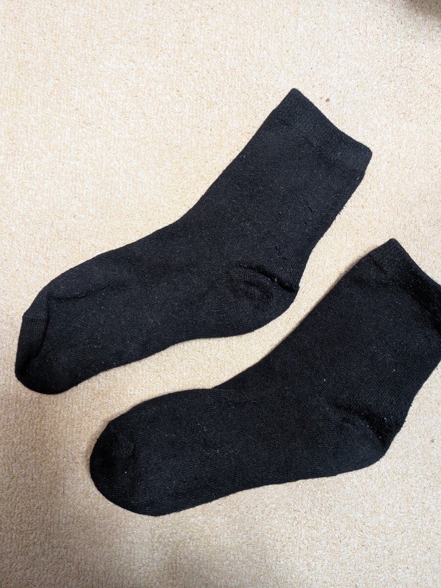ショートソックス 靴下 スニーカーソックス ブラック 黒 中古拍卖