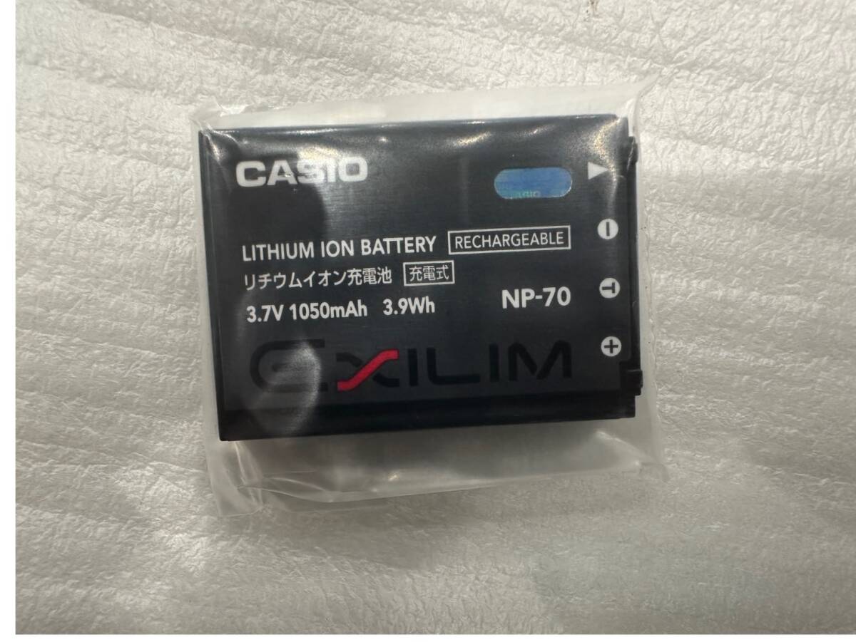 【CASIO】 カシオ NP-70 バッテリー 新品 純正品 在庫多数拍卖