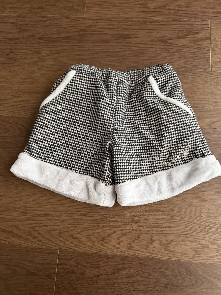 スリップスラップ裏起毛ショートパンツ130サイズ双子①拍卖