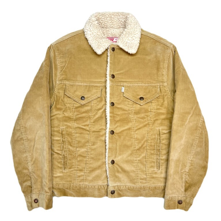 1980's~ リーバイス Levi's 太畝コーデュロイ 4ポケット ボアジャケット (ビンテージ Levis 70505 BIG E LVC 506 507 557 XX 501XX RED拍卖