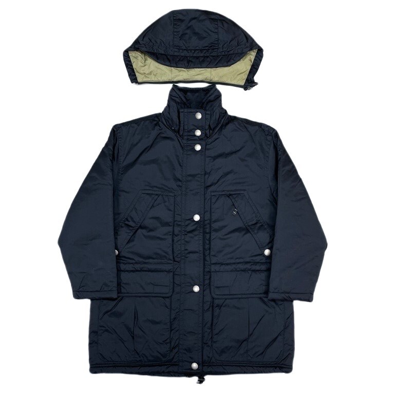 1990's~ エディーバウアー EDDIE BAUER 白タグ フード付き 中綿入りジャケット (ビンテージ バウアーダウン ベスト GORE TEX L.L.BEAN 拍卖