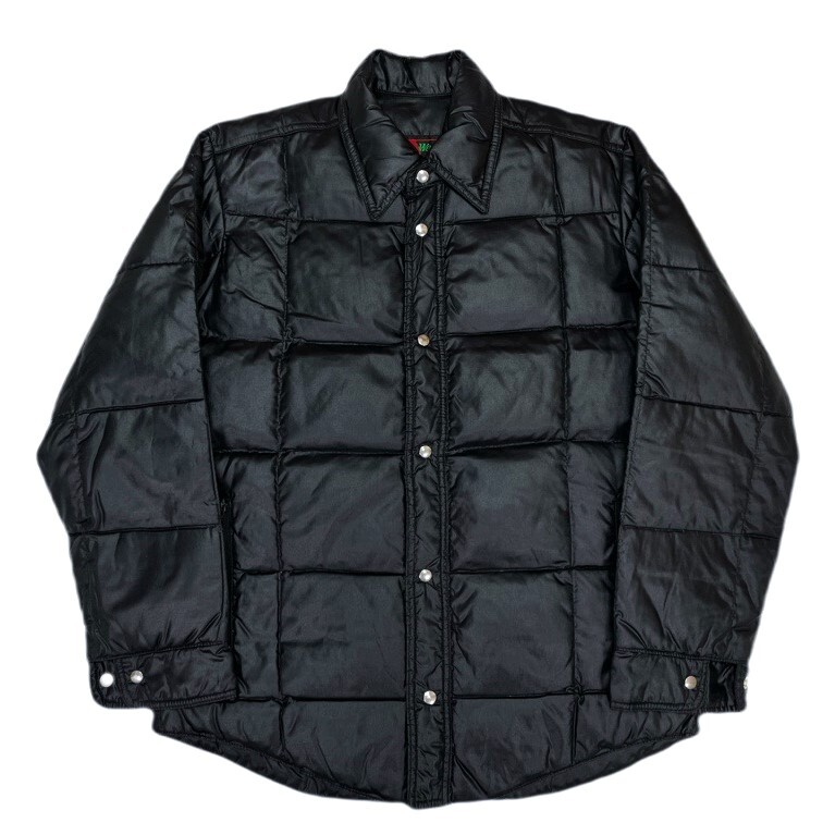 1990's~ カナダ製 WOODS ウッズ 2ポケット ダウンシャツジャケット (ビンテージ ノースフェイス L.L.BEAN シエラ ベスト バウアーダウン拍卖