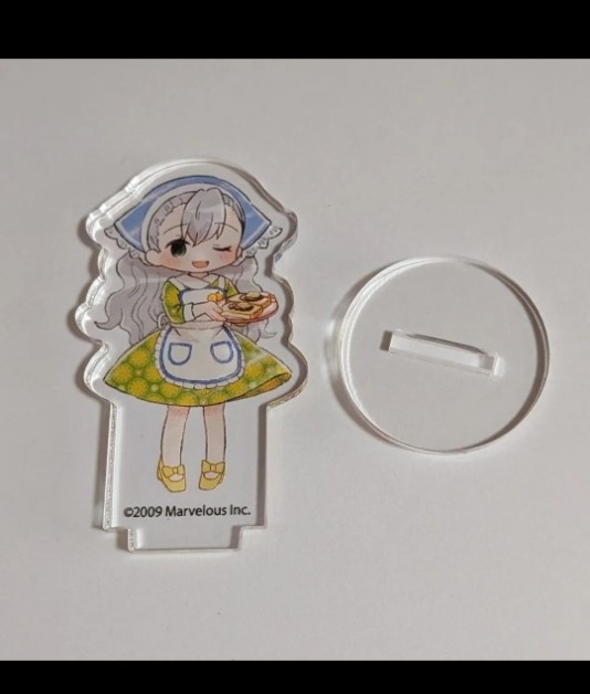 アクリルぷちスタンド「ルーンファクトリー3」08/レトロ喫茶ver.  レトロアートイラスト カリン拍卖