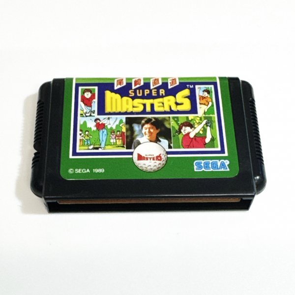 尾崎直道のスーパーマスターズ ※動作確認済・清掃済 6本まで同梱可 セガ メガドライブ拍卖