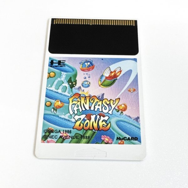ファンタジーゾーン  ※動作確認済・清掃済 何本でも同梱可 PCエンジン拍卖