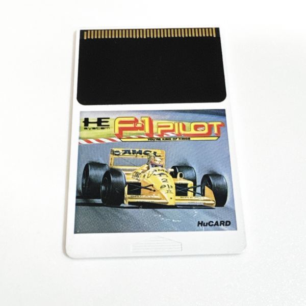 F1-PILOT F1パイロット ※動作確認済・清掃済 何本でも同梱可 PCエンジン エフワンパイロット拍卖
