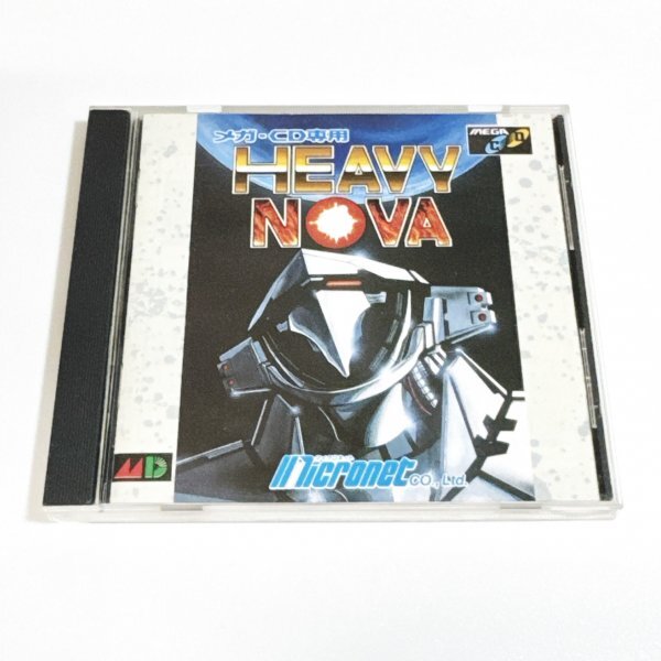 ヘビーノバ【箱・説明書有り】清掃済 4本まで1個口で同梱可 メガ・CD MEGA CD ヘビーノヴァ拍卖