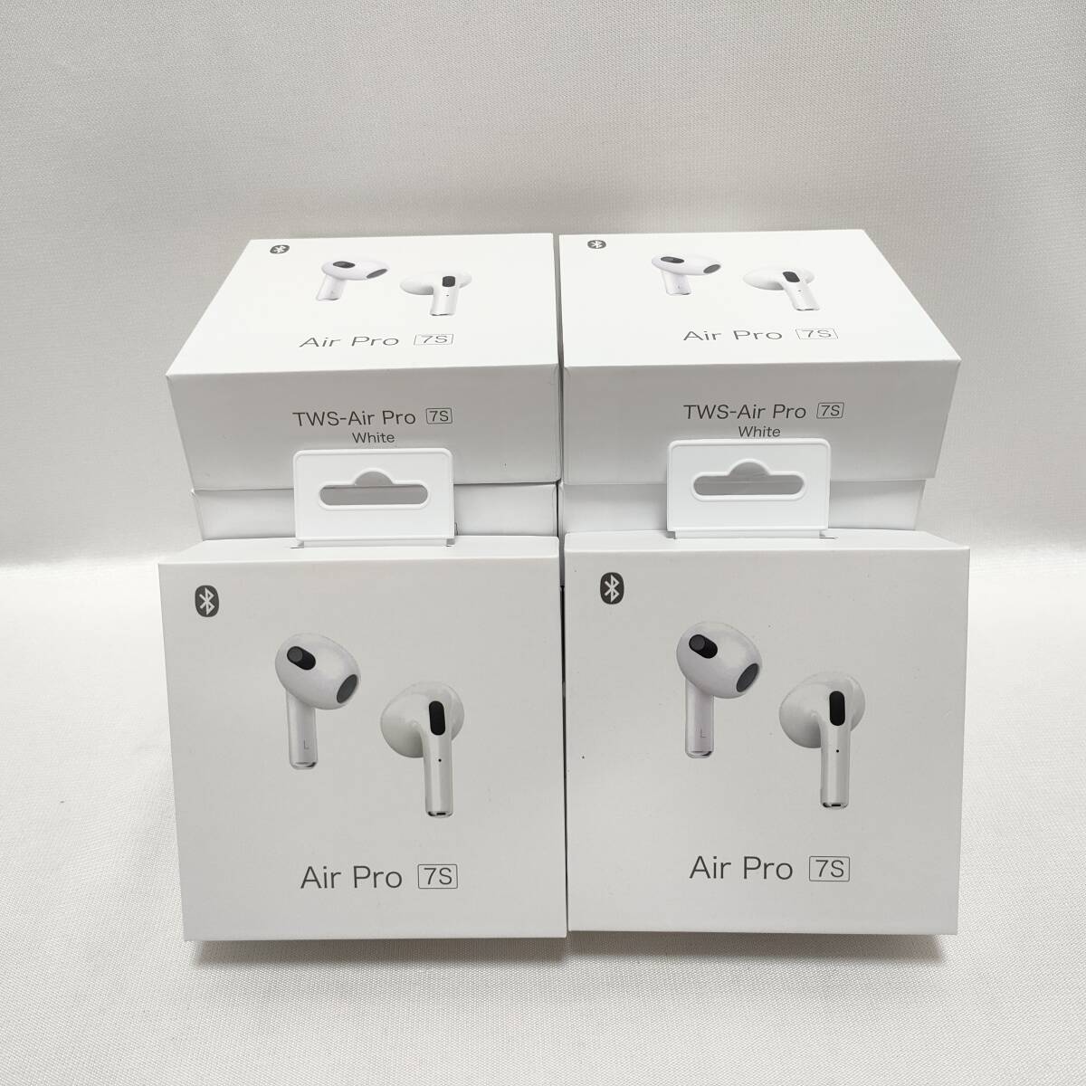 〇292 新品 10点まとめ売り ワイヤレスイヤホン Bluetooth Pro7S 高品質 wireless STEREO 白 white コードレス拍卖