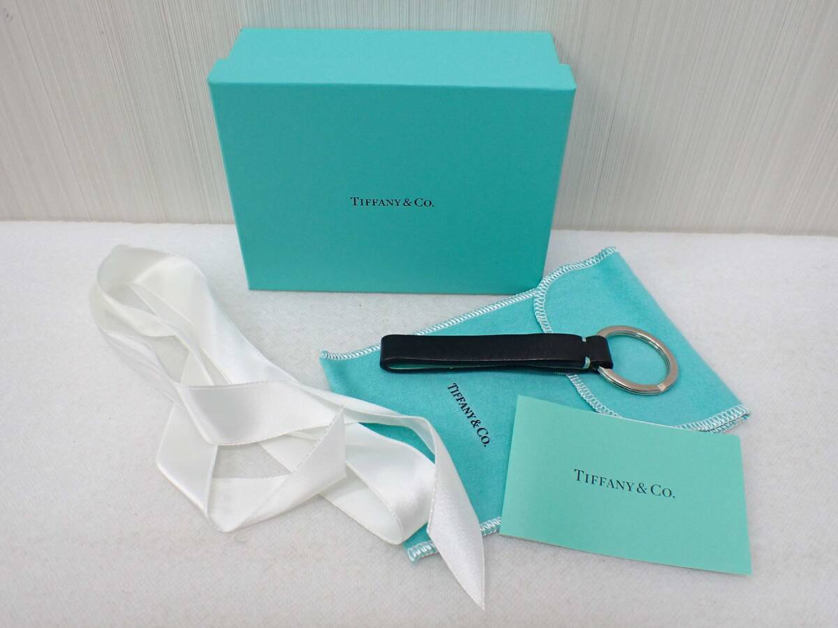 Tiffany&Co ティファニー レザー キーリング ストラップ キーホルダー チャーム a拍卖