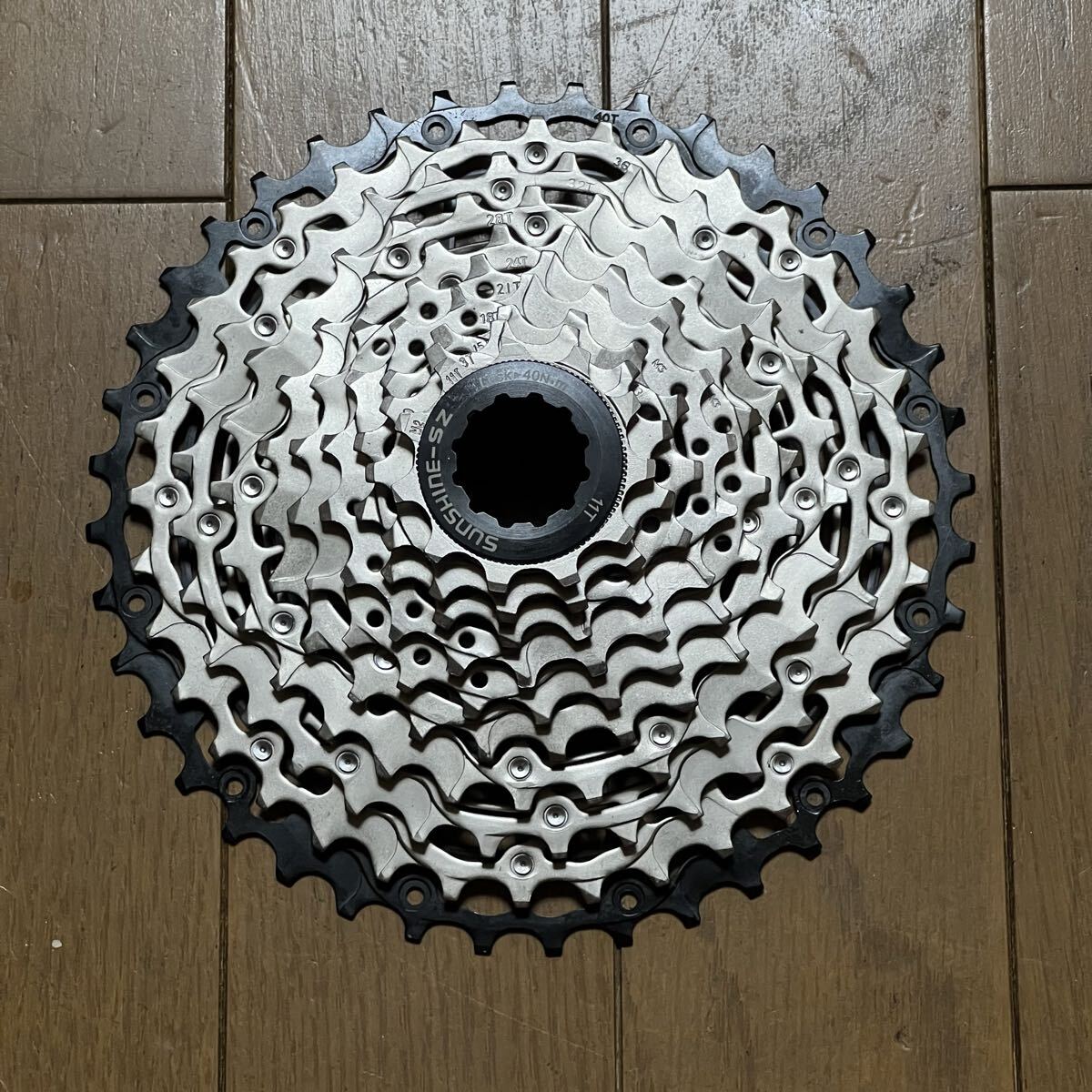 SUNSHINE カセットスプロケット透かし加工 10速11-40T拍卖