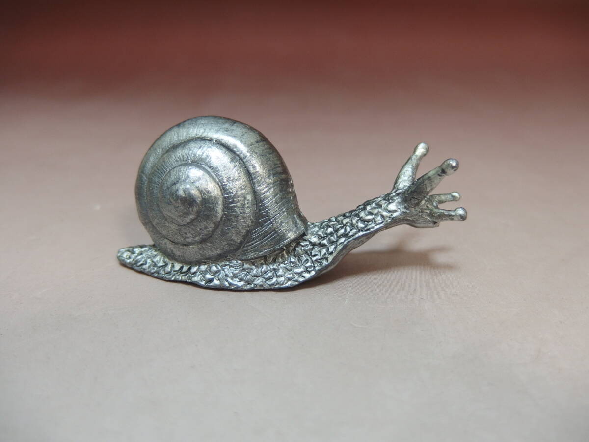 ② 錫製 ピューター かたつむり レターパックライト可拍卖