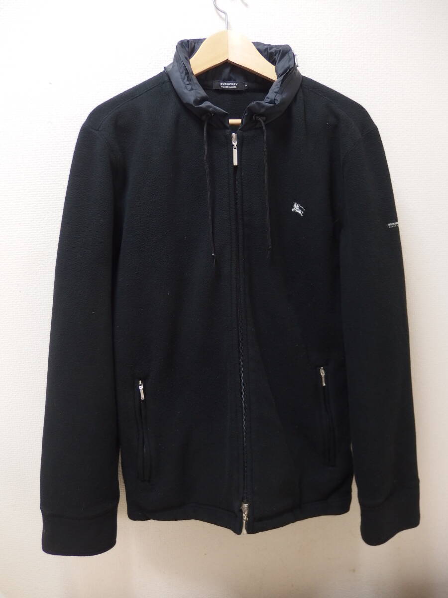BURBERRY BLACK LABEL バーバリー ブラックレーベル フリース フード付き ジャケット 3拍卖