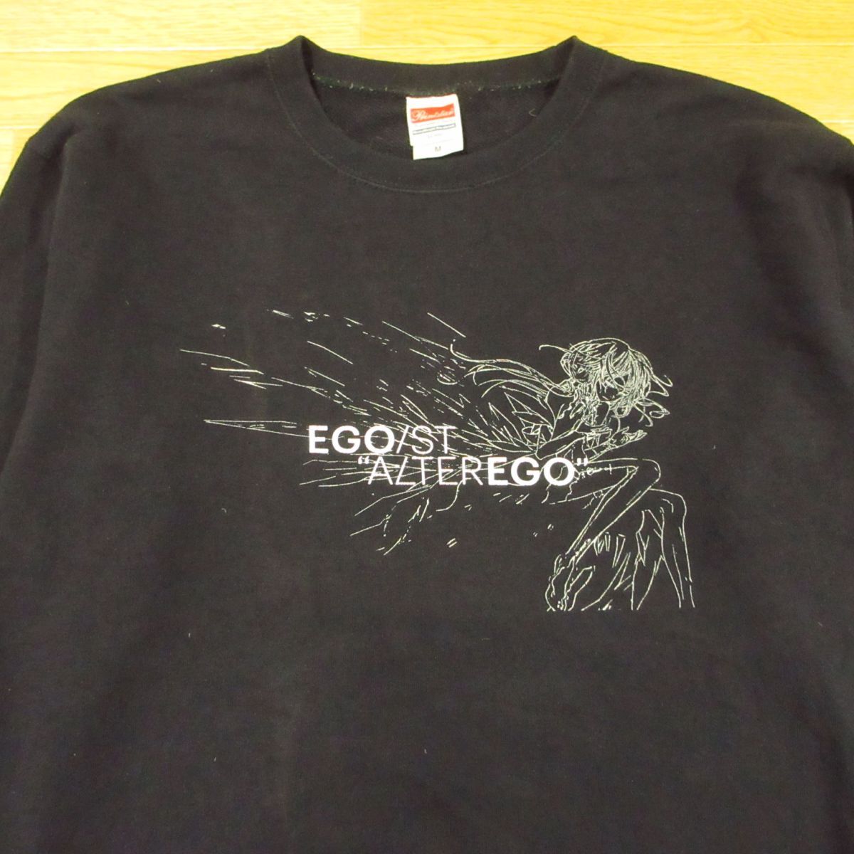 ◎希少!EGOIST Special gig ALTER EGO スウェット トレーナー プルオーバー シンプル グッズ メンズ 黒 ブラック Mサイズ◆AA4702拍卖