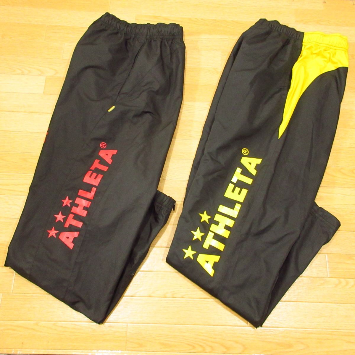 ◎使用少なめ!M 2本セット!ATHLETA アスレタ ナイロンパンツウィンドブレーカー サッカー メンズ 秋冬 まとめ売り◆CA1582拍卖
