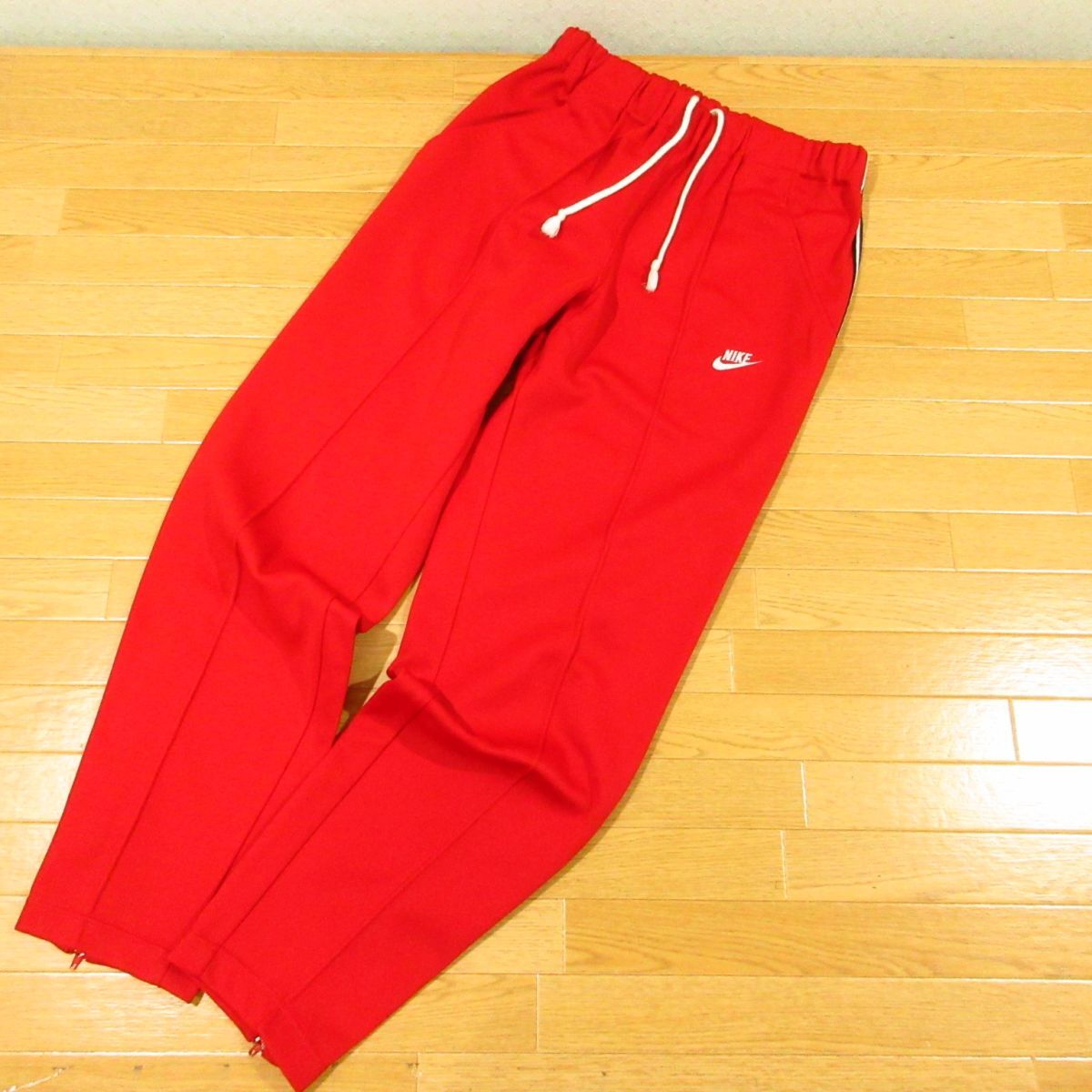 ◎希少 80s!NIKE ナイキ オールド 紺タグ ジャージ トラックパンツ ジョガーパンツ ヴィンテージ 80年代 メンズ 赤 Mサイズ◆PA4334拍卖