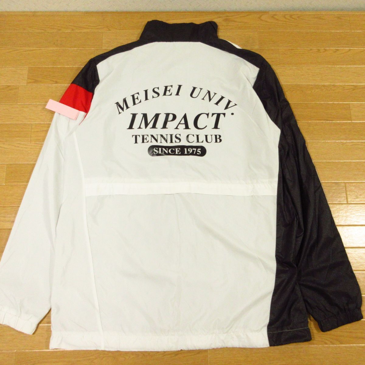 ◎使用少なめ!明星大学 テニス adidas アディダス ユニフォーム ウィンドブレーカー ジャケット支給品 実使用 メンズ Lサイズ◆AA4963拍卖