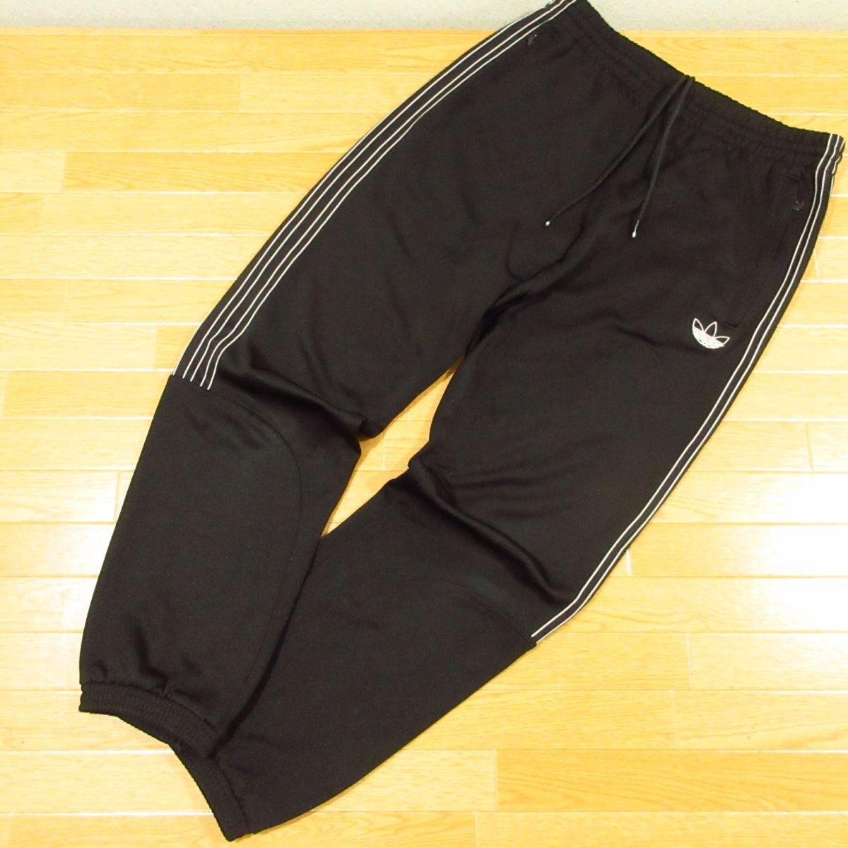 ◎良品!adidas Originals アディダスオリジナルス ジョガーパンツ ジャージ トラックパンツ 三つ葉 トレフォイル メンズ 黒 L◆PA4405拍卖