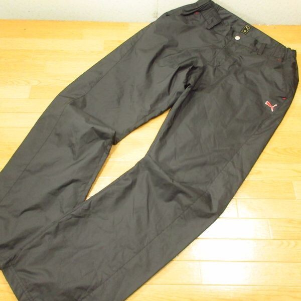 ◎良品!PUMA GOLF プーマ ゴルフ 903591 ナイロンパンツ ウィンドブレーカーパンツ 裏メッシュ 秋冬 メンズ 黒 XLサイズ◆PA4223拍卖