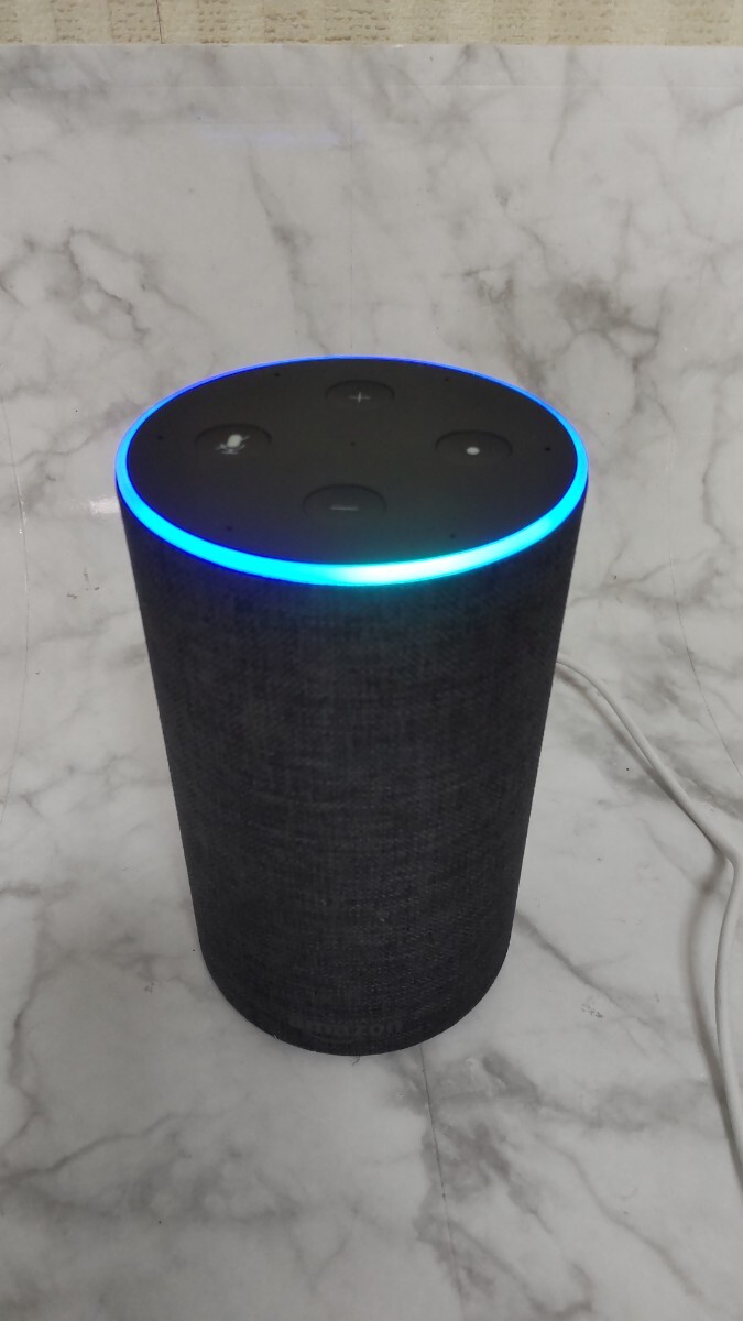 S3776 Amazon/Echo 第2世代 /【アレクサ】/Alexa/スマートスピーカー/アマゾン 通電○ 動作詳細本文参照 現状品 JUNK 拍卖