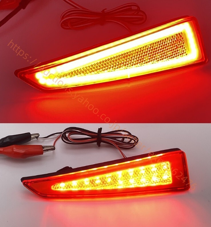 レクサス RX 20系 RX200T RX300 RX450 Fスポーツ バージョンL LEDリアバンパー ライト LEDリフレクター ランプ compass1726123745拍卖