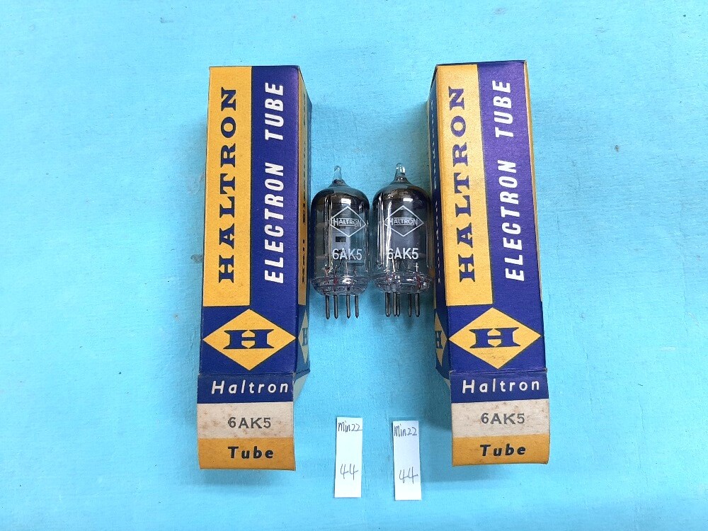 即決あり■6AK5 Haltron 未使用品 2本組拍卖